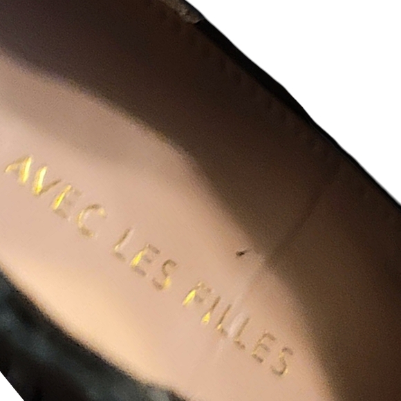 ANTHROPOLOGIE, Avec Les Fellis, Size 6.5 Zip Upp Black Leather Bootie, Euc - Picture 8 of 14